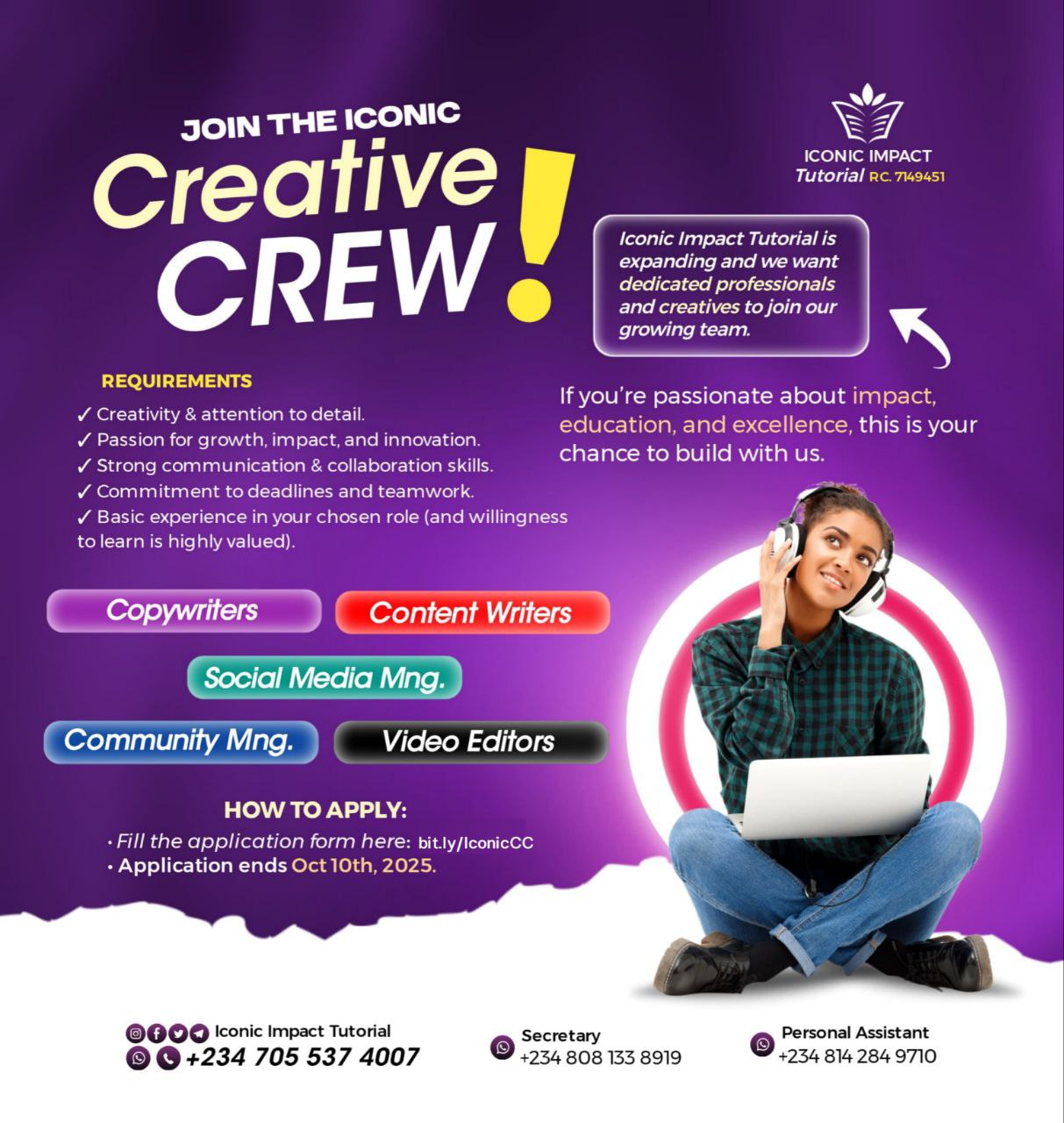 Call for Content Crew. Think you got the Juice? APPLY!